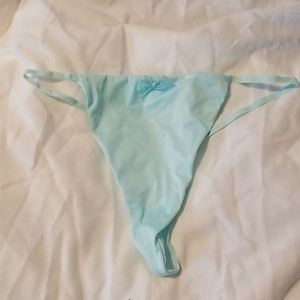 Victoria's Secret mint tiffany blue V string M